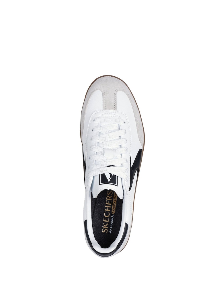 Skechers White Ladies Hotshot Kickoff Trainers - Image 3 of 3