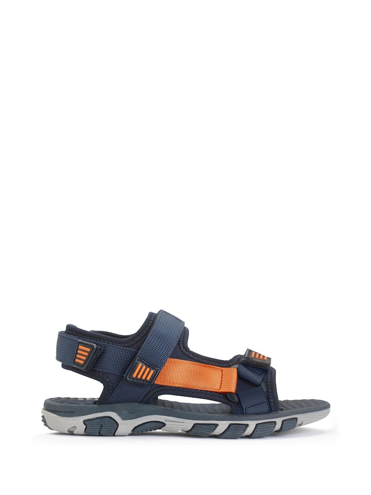 Start-Rite Trekker Kids Blue Sports Sandals - Image 1 of 6