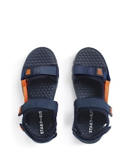 Start-Rite Trekker Kids Blue Sports Sandals - Image 5 of 6