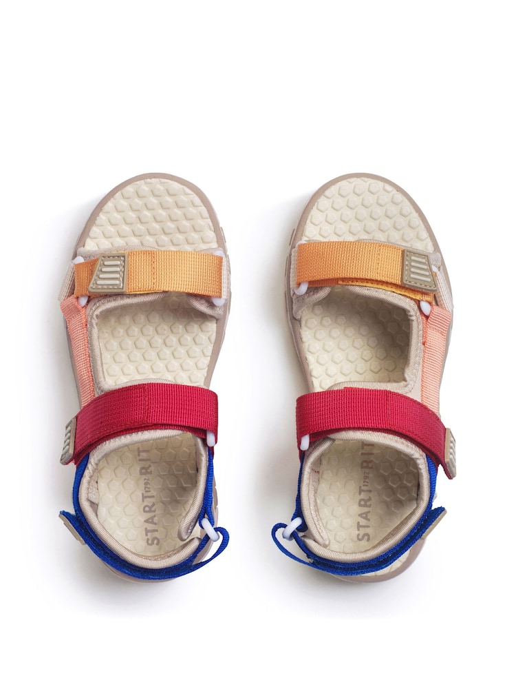 Start-Rite Trekker Kids Cream Sports Sandals - Image 2 of 6