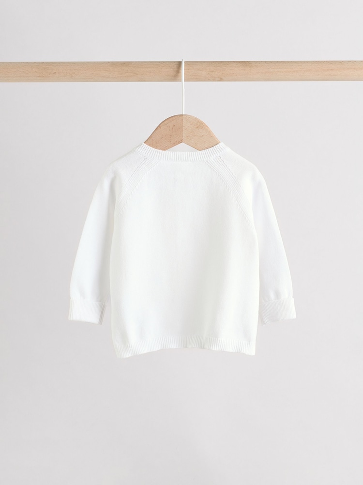 Blanco - Baby 100% Cottton Knitted Jumper and Leggings Set (0-12mths) - Image 4 of 10