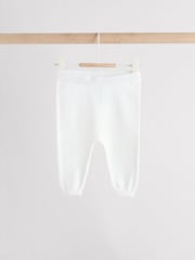 White Baby 100% Cottton Knitted Jumper and Leggings Set (0-12mths) - Image 5 of 10