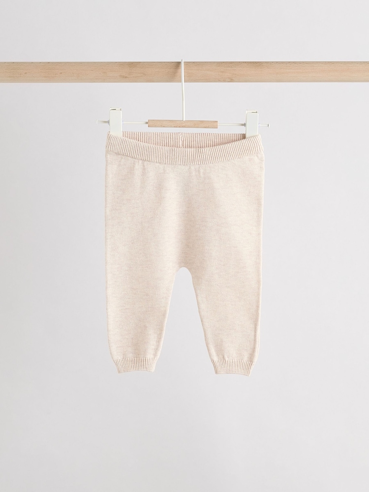 Neutral Baby 100% Cottton Knitted Jumper and Leggings Set (0-12mths) - Image 5 of 14