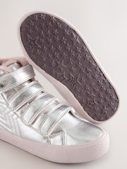 Silver Wide Fit (G) Touch and Close Fastening Boots - Image 3 of 7