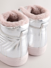 Silver Standard Fit (F) Touch and Close Fastening Boots - Image 3 of 7