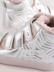 Silver Standard Fit (F) Touch and Close Fastening Boots - Image 5 of 7
