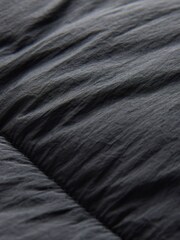The Set Black Hooded Longline Padded Coat - Image 3 of 3