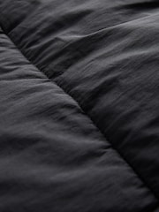 The Set Black Maxi Padded Gilet Coat - Image 9 of 9