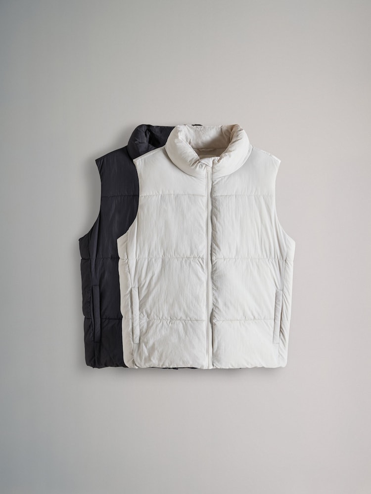 The Set 2 Pack Padded Gilets - Imagem 1 de 5