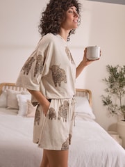 Crudo con estampado de Hamish The Altoland Cow - Cosy Short Pyjamas Set - Imagen 2 de 7