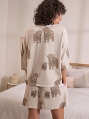 Crudo con estampado de Hamish The Altoland Cow - Cosy Short Pyjamas Set - Imagen 3 de 7