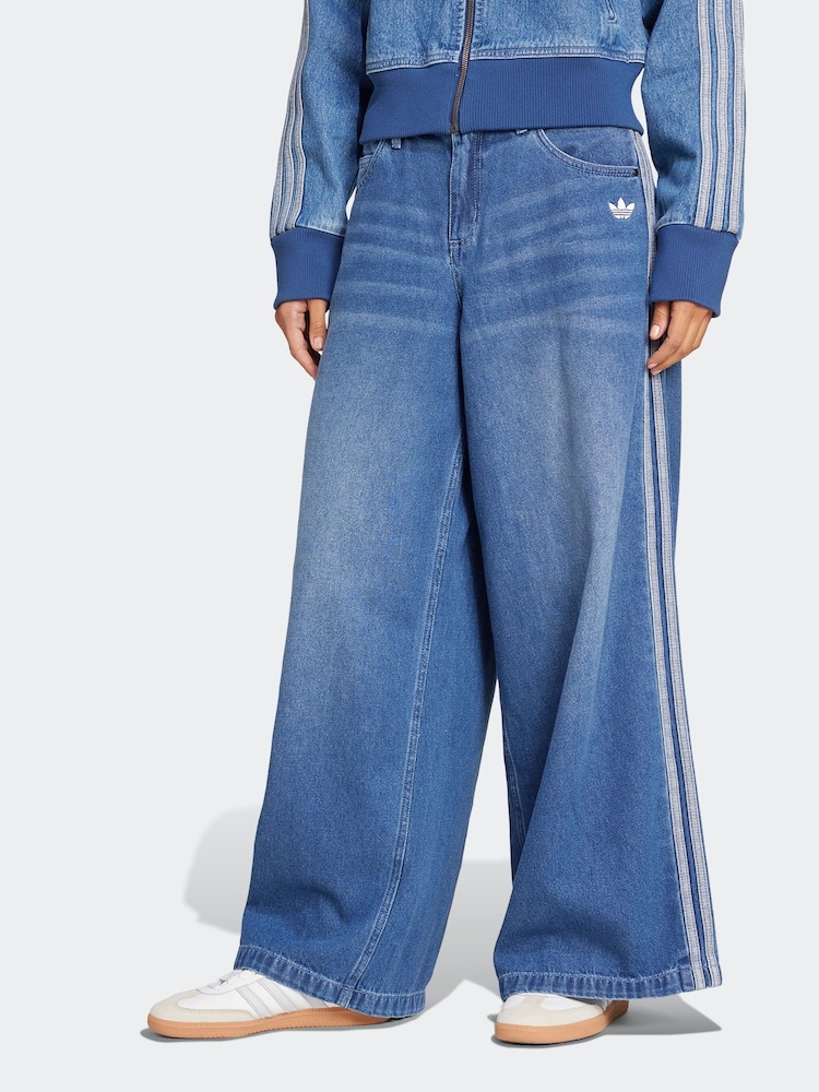 adidas Originals Adicolour Denim Adilenium 100% Cotton Jeans - Image 1 of 6