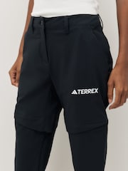 adidas Terrex Black Multi Zip Off Trousers - Image 4 of 7