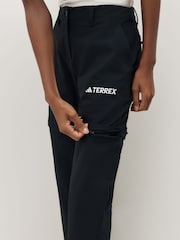 adidas Terrex Black Multi Zip Off Trousers - Image 5 of 7