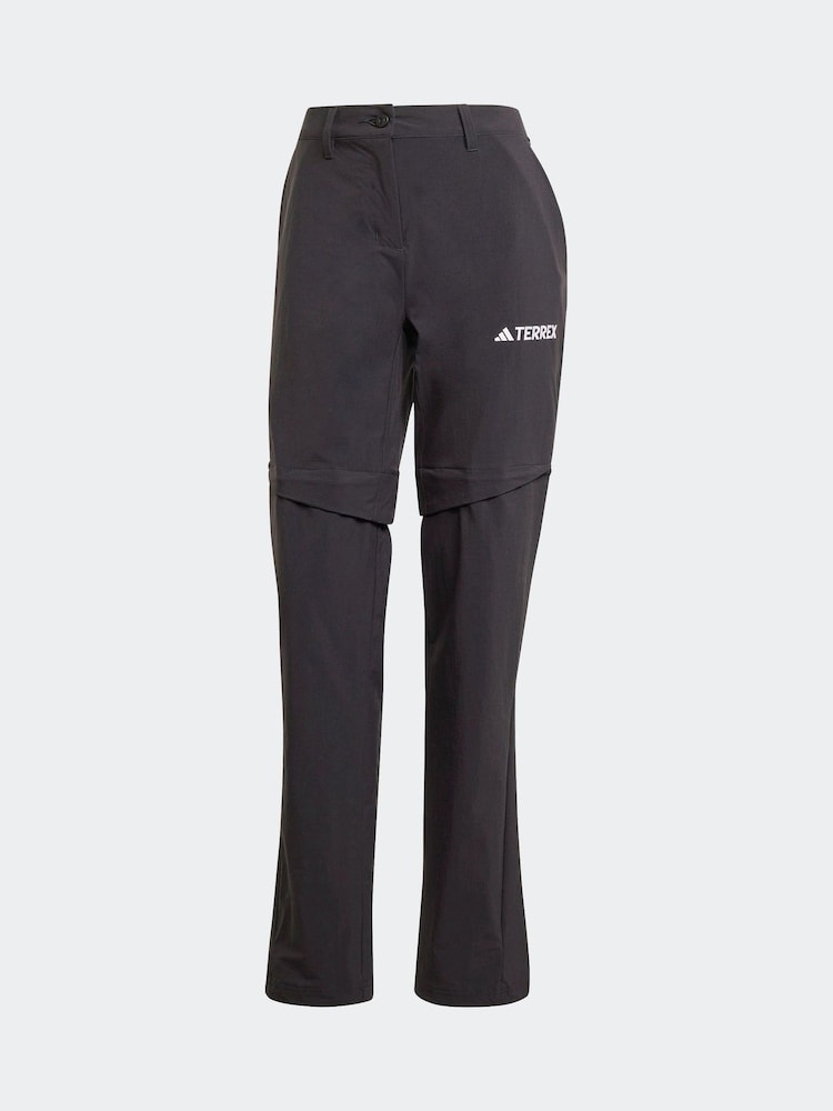 adidas Terrex Black Multi Zip Off Trousers - Image 7 of 7