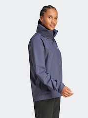adidas Purple Multi Essentials 2L Technial Rain Jacket - Image 3 of 7