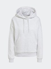 adidas Light Grey Small Logo Hoodie - Image 6 of 6