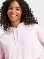 adidas Light Pink Small Logo Hoodie - Image 4 of 6