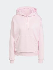 adidas Light Pink Small Logo Hoodie - Image 6 of 6