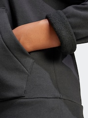 adidas Black Small Logo Hoodie - Image 5 of 6