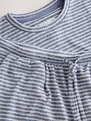 Grey Stripe Cosy Short Pyjamas Set - Image 7 of 8