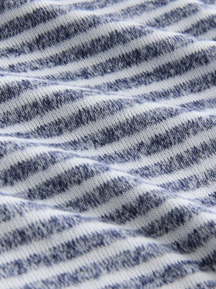 Grey Stripe Cosy Short Pyjamas Set - Image 8 of 8