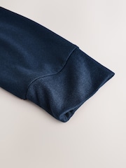 Navy Hamish The Altoland Cow - Cosy Lightweight Dressing Gown - Imagen 9 de 10