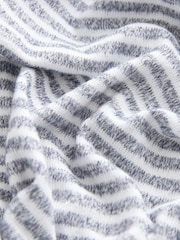 Grey Stripe Cosy Lightweight Dressing Gown - Image 7 of 8