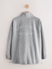 Grey Copenhagen Fleece Full Zip Jacket - Image 9 of 11