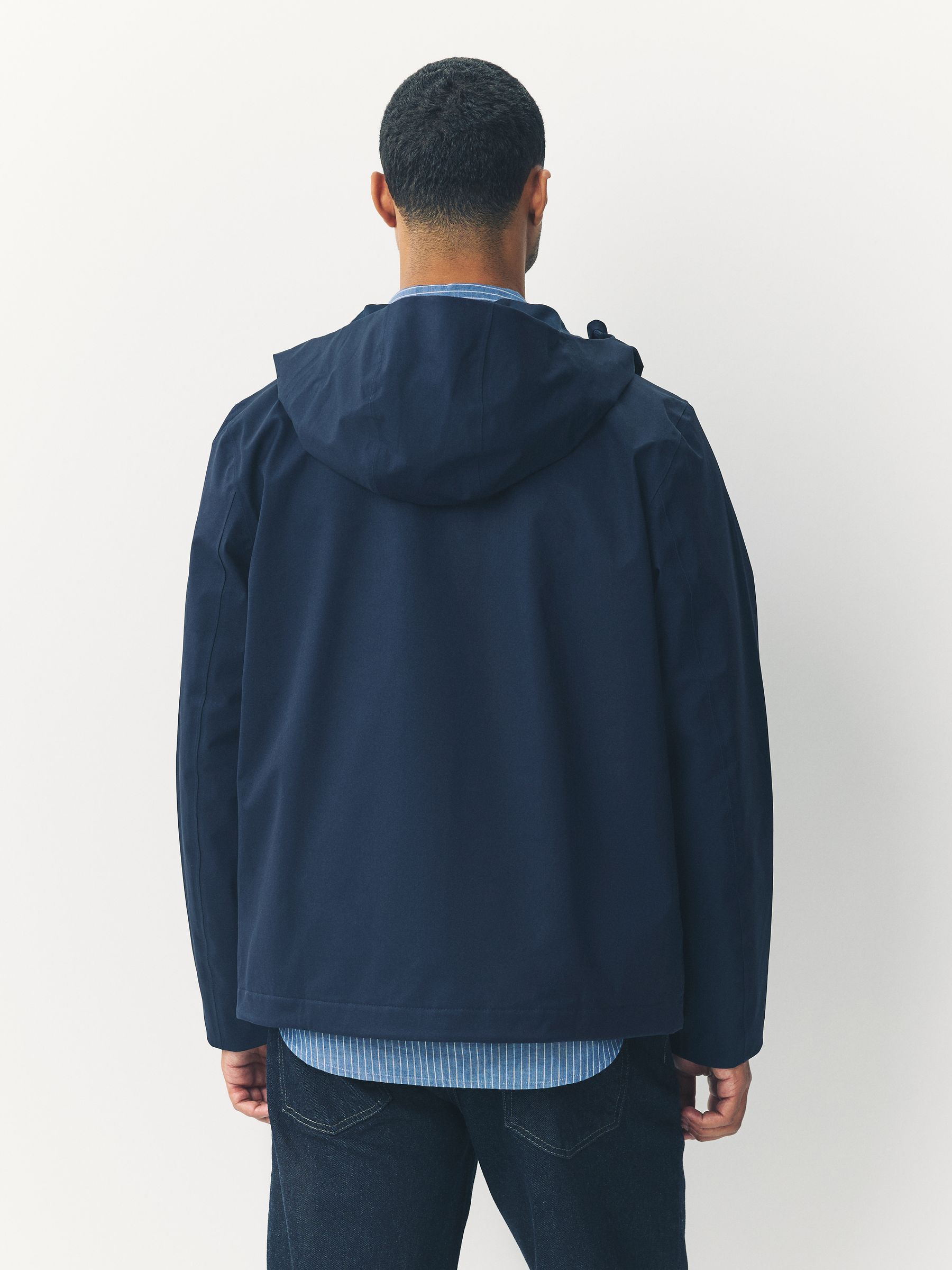 Buy Navy Blue DryTech Waterproof Hooded Jacket from Next Jordan