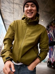 Olive Green DryTech Waterproof Hooded Jacket - Image 9 of 19