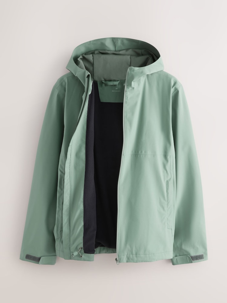 Sage Green DryTech Waterproof Hooded Jacket - Image 2 of 8