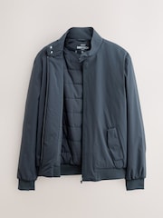 Blue DryTech Waterproof Harrington Jacket - Image 8 of 12