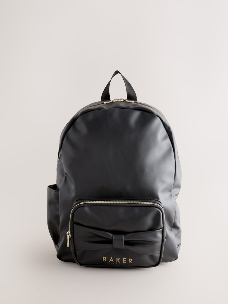 Baker by Ted Baker Girls Back to School Bow Black Backpack - Image 2 of 10