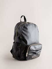 Baker by Ted Baker Girls Back to School Bow Black Backpack - Image 3 of 10