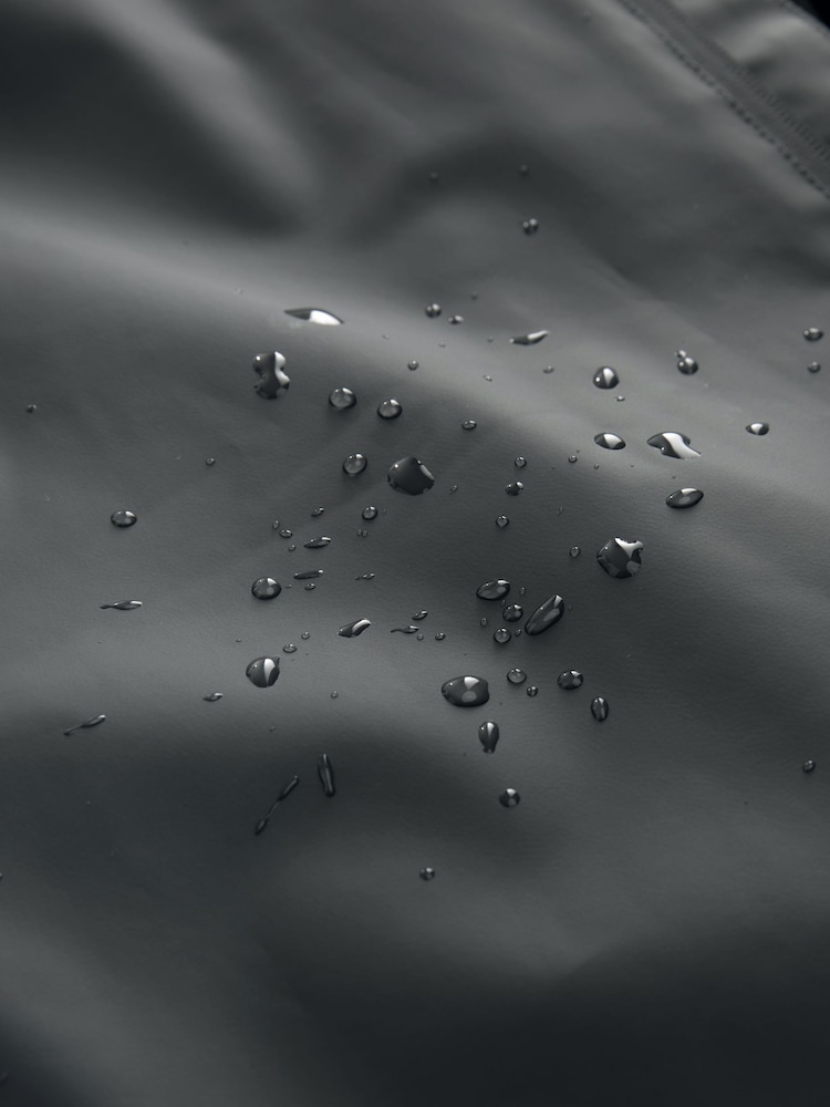 Grey Long Length DryTech Waterproof Rain Jacket - Image 14 of 14