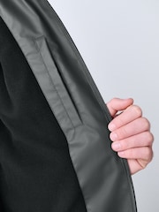 Grey Long Length DryTech Waterproof Rain Jacket - Image 6 of 14