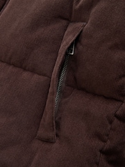 Brown Corduroy Padded Gilet - Image 4 of 4