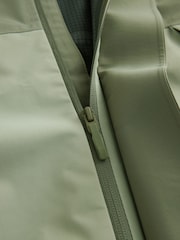 Sage Green Dry-Tech Waterproof Colourblock Anorak Jacket - Image 10 of 13