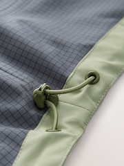 Sage Green Dry-Tech Waterproof Colourblock Anorak Jacket - Image 11 of 13
