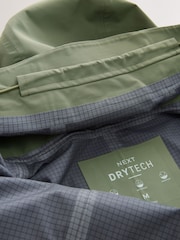 Sage Green Dry-Tech Waterproof Colourblock Anorak Jacket - Image 13 of 13