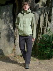 Sage Green Dry-Tech Waterproof Colourblock Anorak Jacket - Image 2 of 13