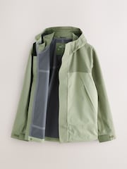 Sage Green Dry-Tech Waterproof Colourblock Anorak Jacket - Image 8 of 13