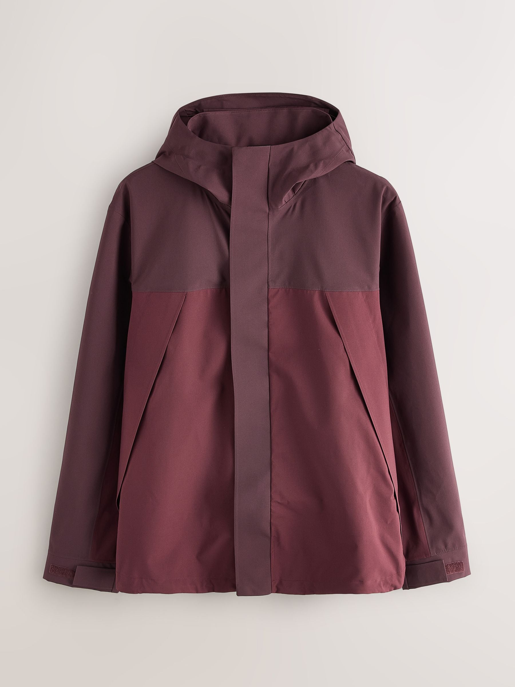Buy Burgundy Red DryTech Waterproof Colourblock Anorak Jacket from