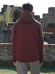 Burgundy Red Dry-Tech Waterproof Colourblock Anorak Jacket - Image 4 of 7