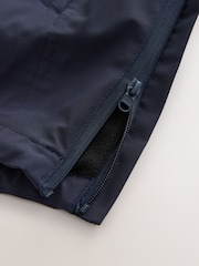 Navy Blue Dry-Tech Waterproof Hooded Anorak Jacket - Image 12 of 13