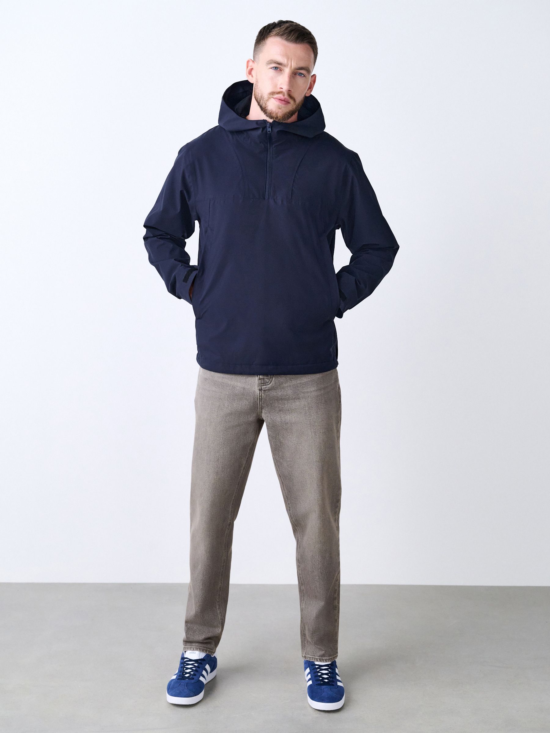 Buy Navy Blue DryTech Waterproof Hooded Anorak Jacket from Next USA