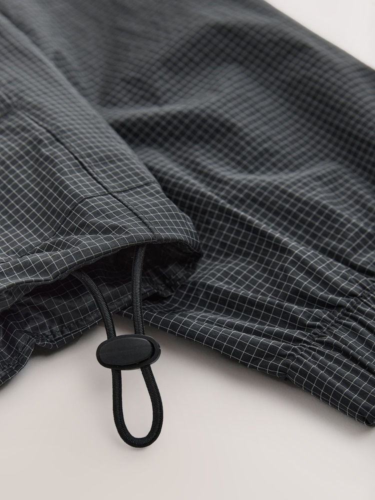 Black Ripstop DryTech Lightweight Waterproof Packable Jacket - Image 11 of 11