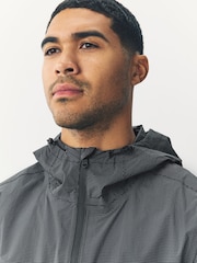 Black Ripstop DryTech Lightweight Waterproof Packable Jacket - Image 5 of 11