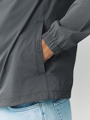 Black Ripstop DryTech Lightweight Waterproof Packable Jacket - Image 6 of 11